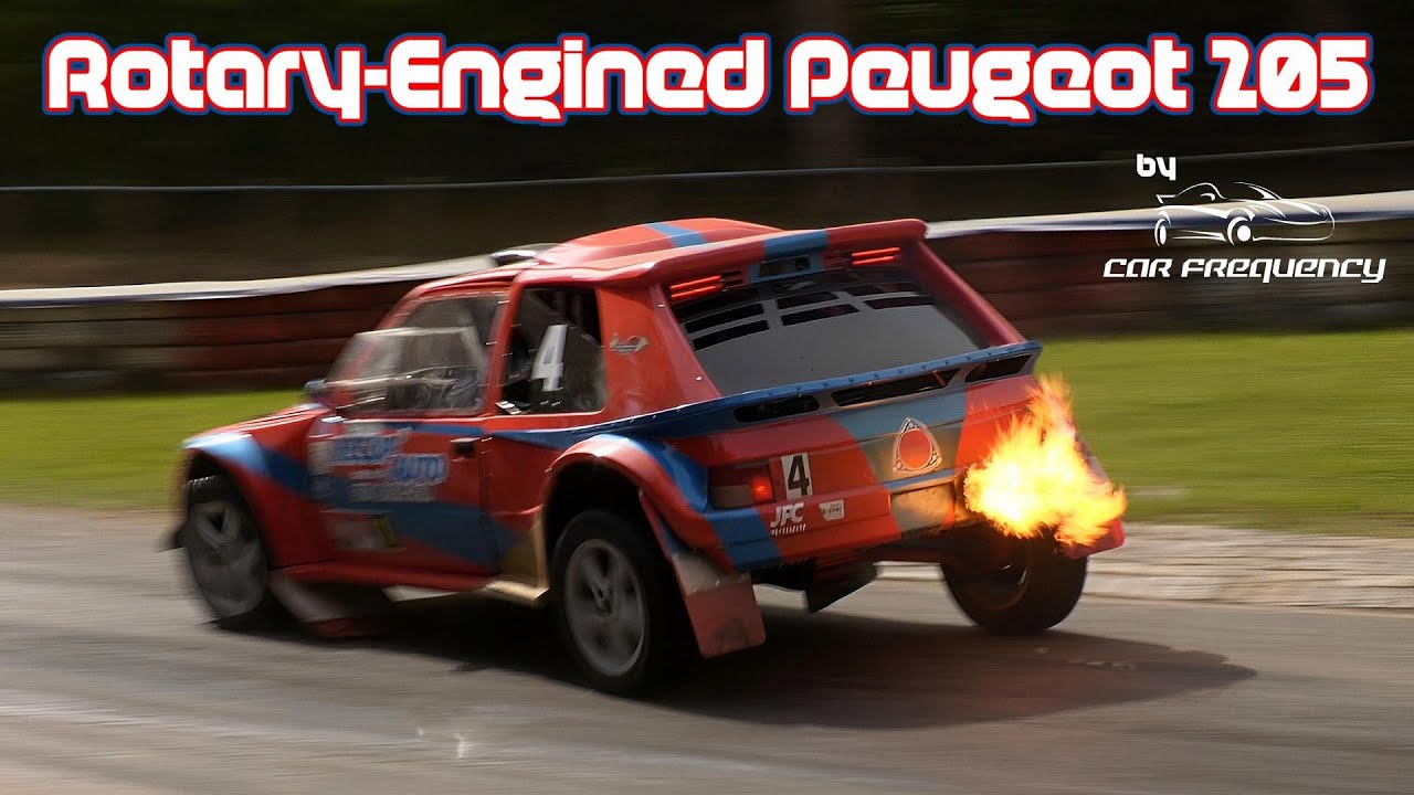 SCREAMING Rotary-Engined Peugeot 205 | MUST SEE! | Vincent Foucart