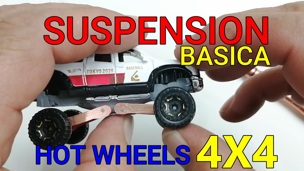КАК СДЕЛАТЬ ПОДВЕСКУ С ГОРЯЧИМИ КОЛЕСАМИ 4X4 #MECANICUSTOM #HOTWHEELSCUSTOM