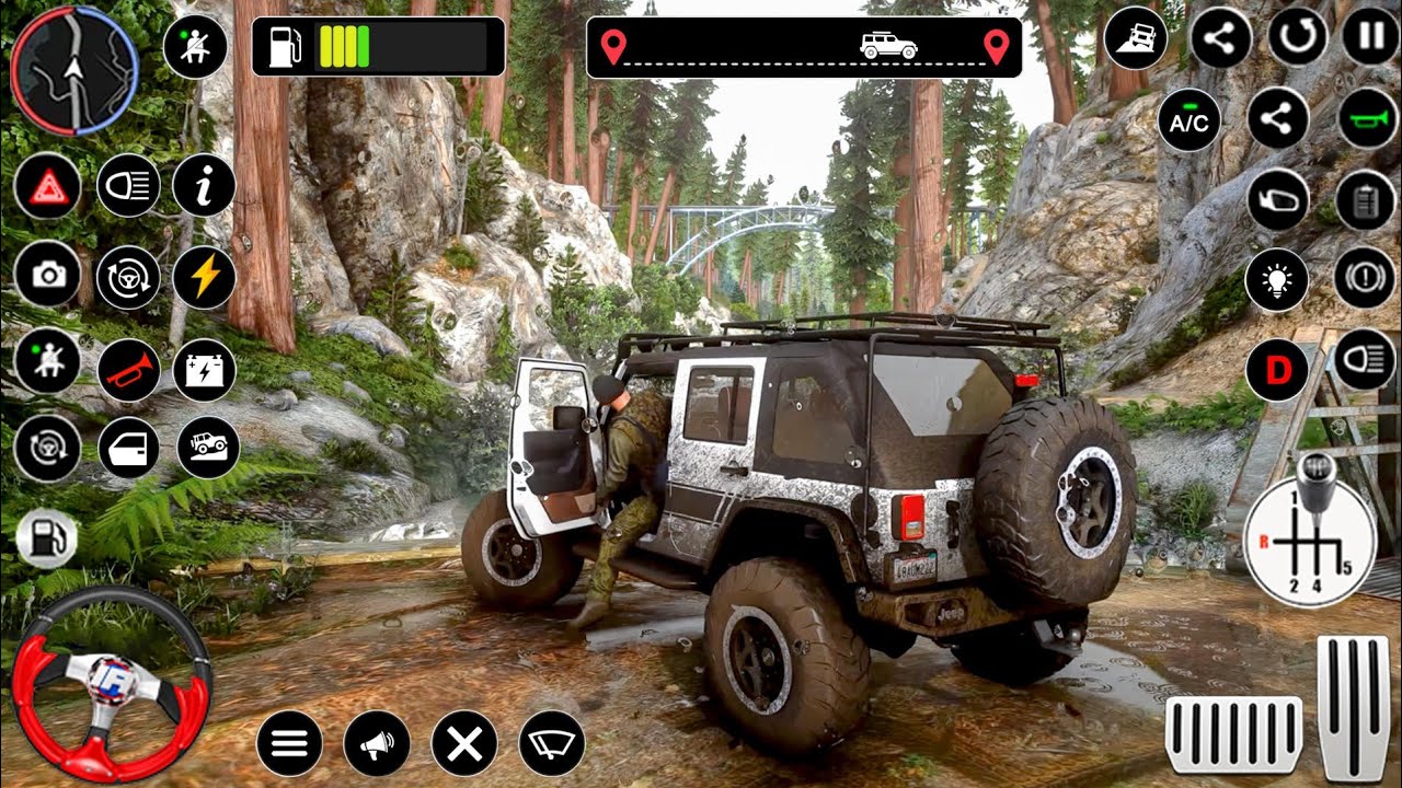 Indian Cars Simulator 3D 🔥 gadi wala game - Mahindra Thar - Car Game Android Gameplay