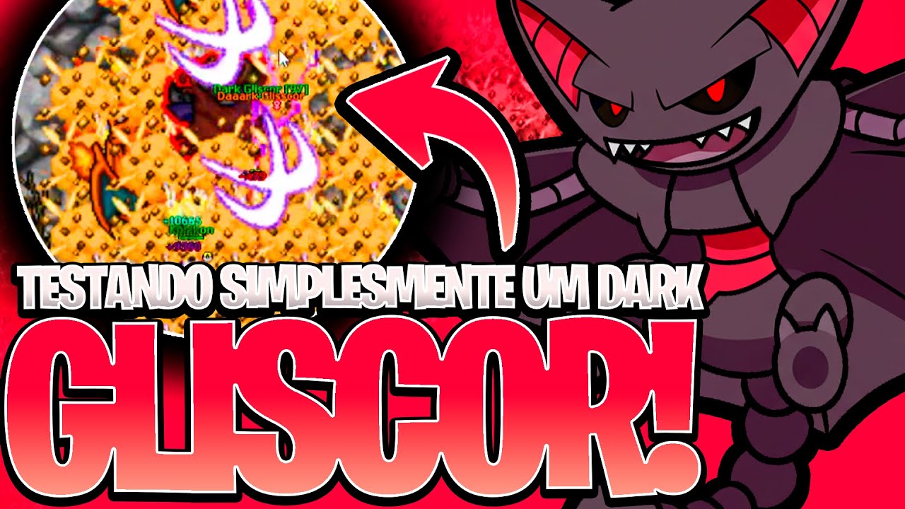 DARK GLISCOR FORTE DEMAIS!😍😎TESTANDO POKEMON! UM NEWBA NO PBR #41 POKETIBIA MOBILE E PC 2025!