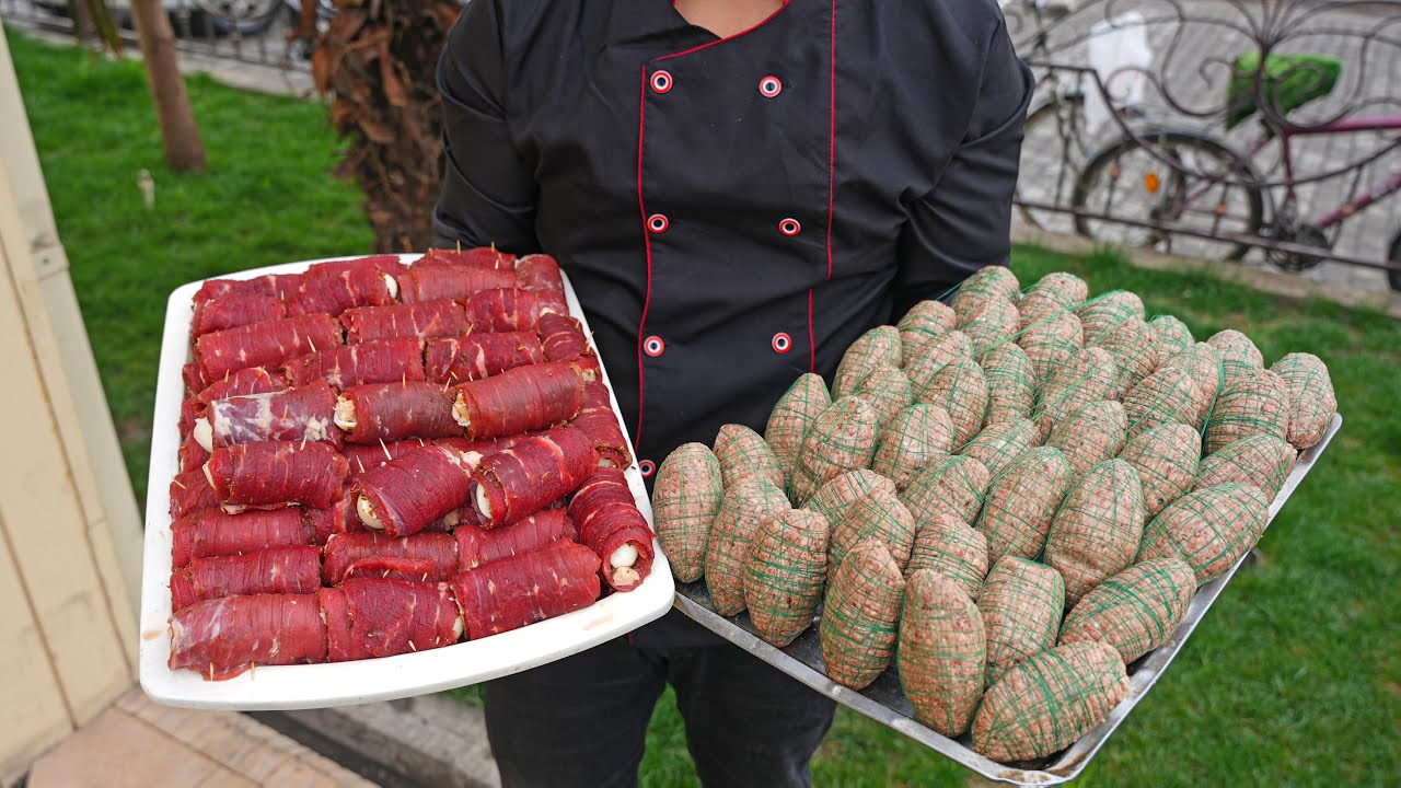 Two Meals in one Cauldron - Popular Street Food In UZBEKISTAN - Dulma and Langet Dish