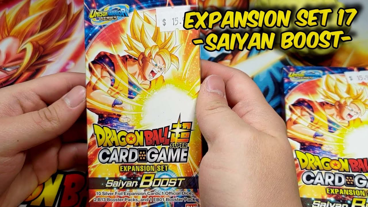 CAN WE GET ANY GOOD RARITIES! (Expansion Set 17 -Saiyan Boost- Opening!) DBS Trading Card Game