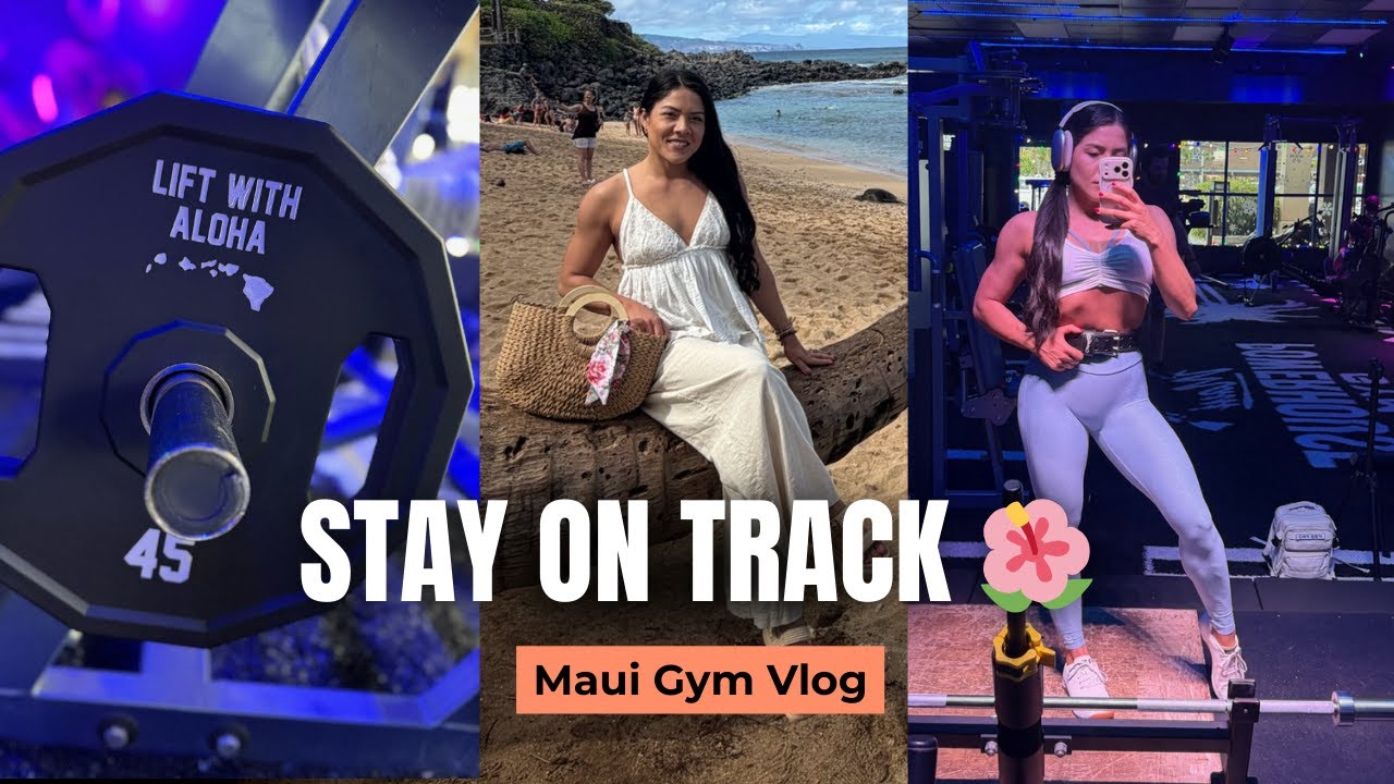 MAUI VLOG: How I Stay Consistent on Vacation (Chest & Glutes) | Ep. 18