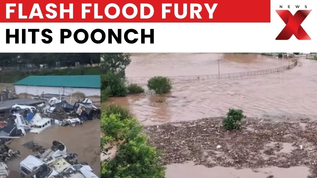 Jammu Kashmir Flood Alert: Heavy Rains Cause Flood Chaos Across Poonch Region | NewsX