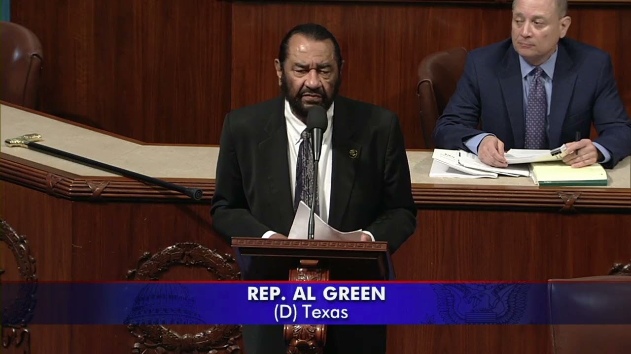Rep. Al Green Calls for Vote on H.Res.537 to Impeach President Trump for Abuse of Power