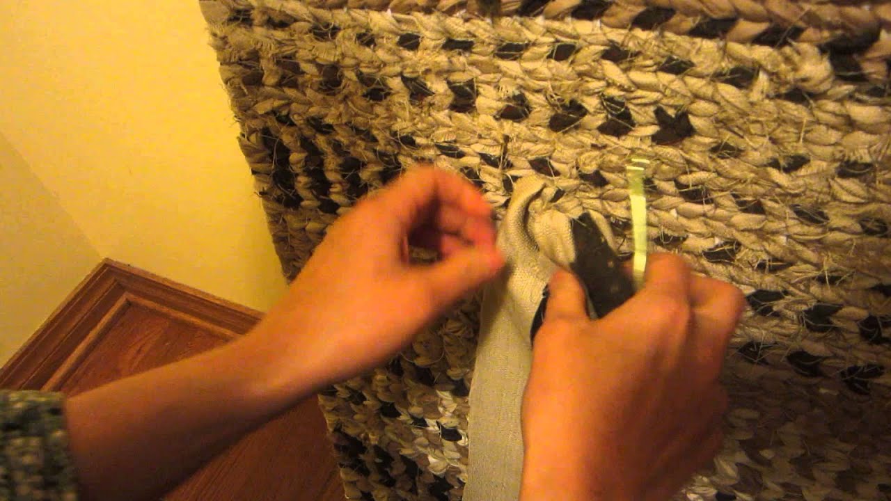 Finishing the Rag Rug