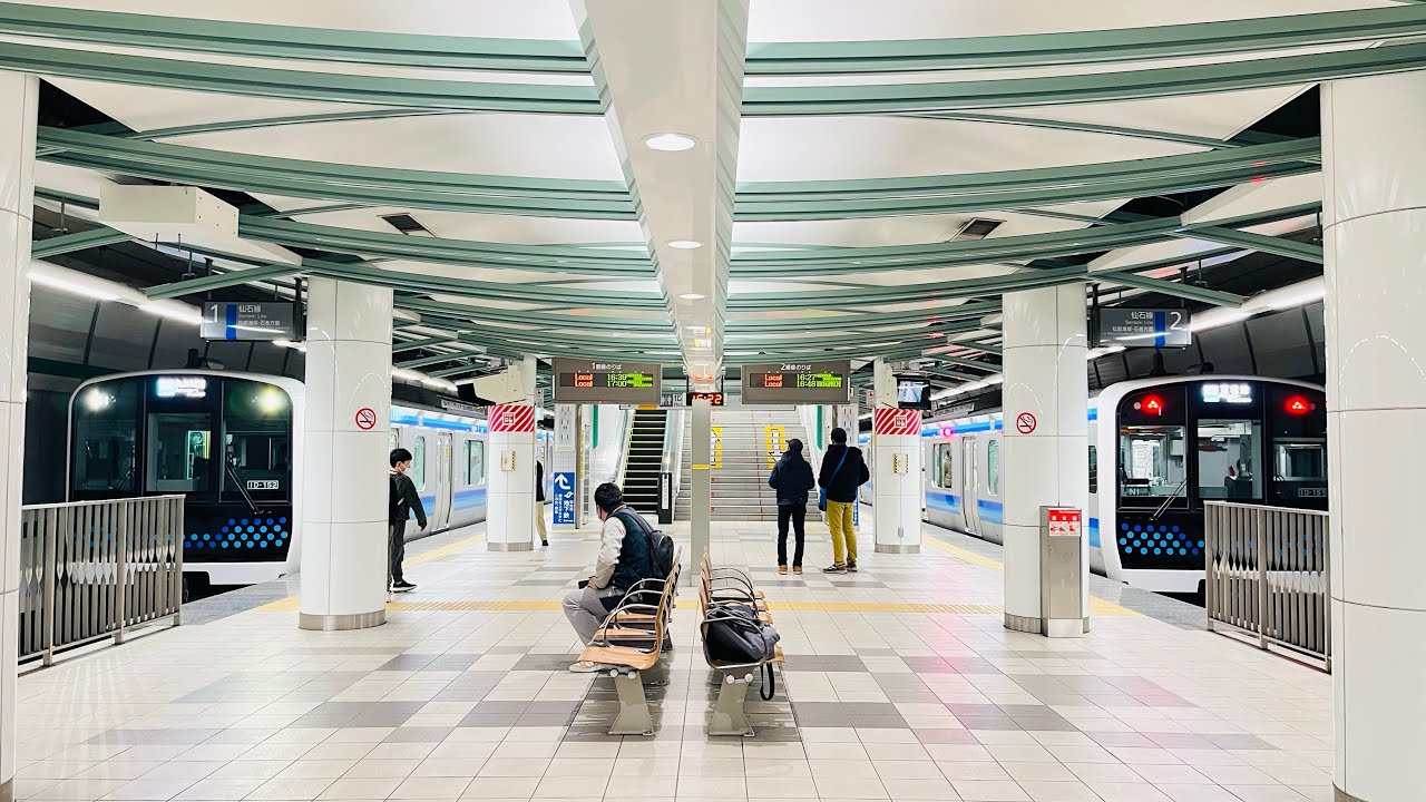 【3ヶ月しかみられない】あおば通駅発車メロディ(青葉城恋歌) E131系発車