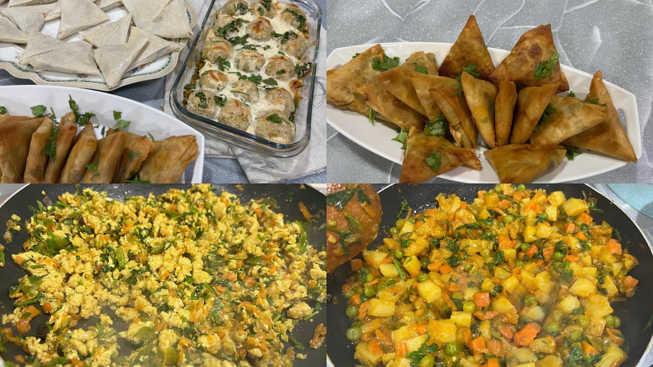 حشوة السمبوسه بدجاج وحشوةالخضار الطعم خيال 😍😍