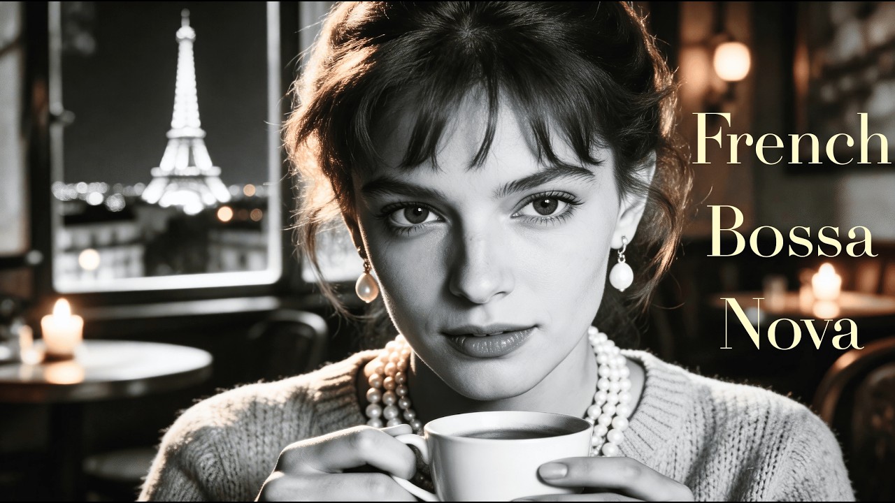 1960s French Bossa Nova Café ☕ Soft Vintage Paris Music for Relaxing Evenings (1 Hour)