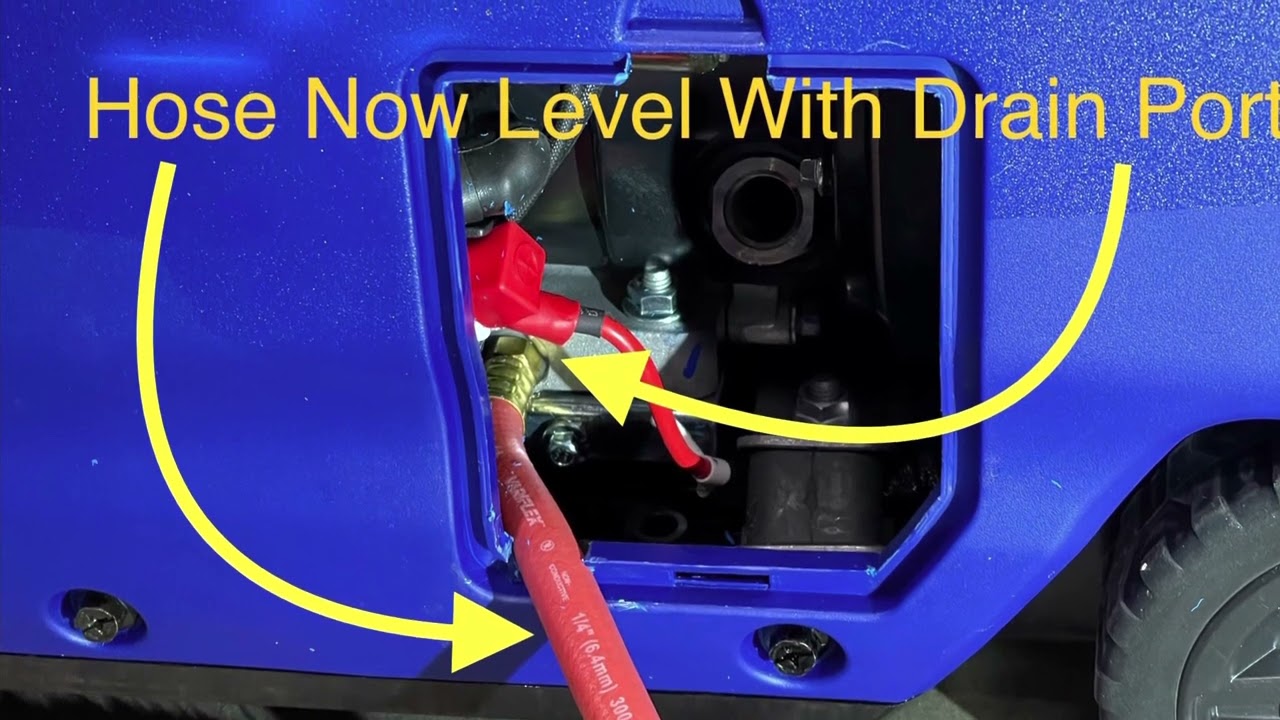 Propane Quick Connect & Oil Drain Hose Install On iGen4500df by Westinghouse