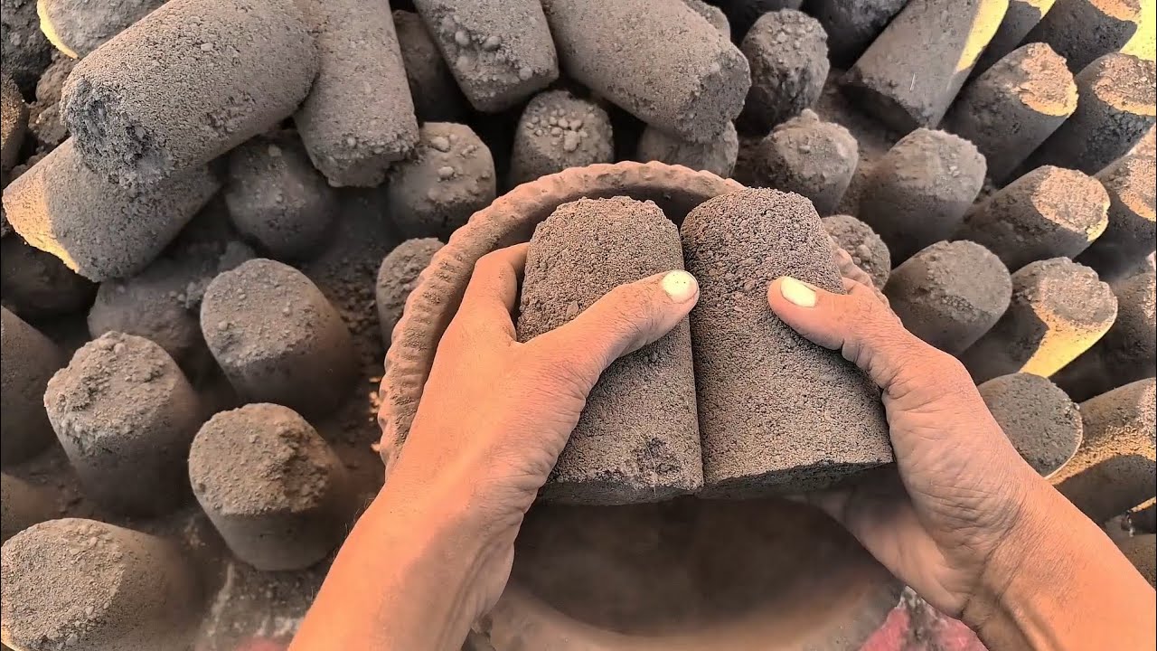 Claypot and waterpool crumbling satisfying//ASMR 