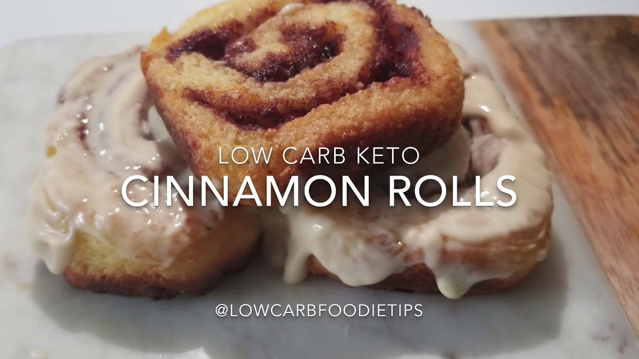 Almond Flour Low Carb Keto Cinnamon Rolls