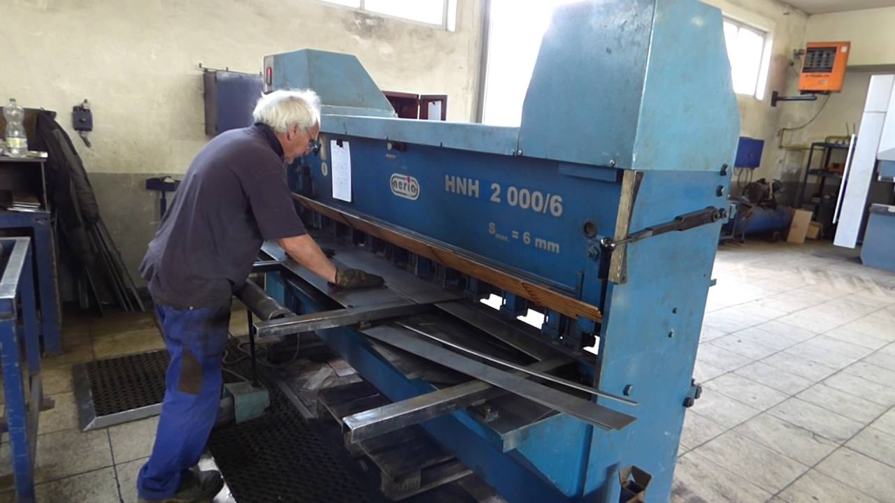 Nůžky tabulové hydraulické HNH 2000/6