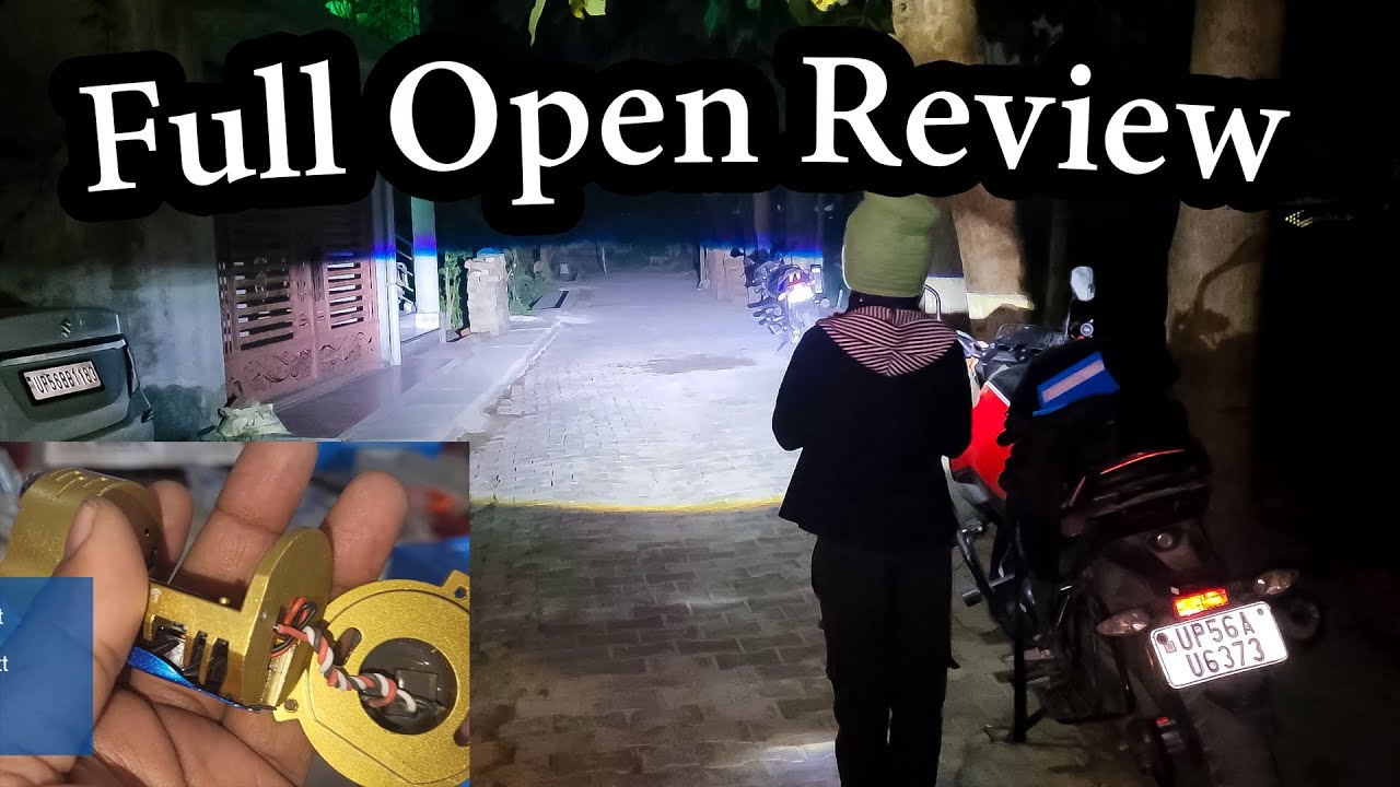 LUIHJG Golden Projector Fog Light Real Review 🌟 | Night Test, Wattage Check & Full Open Teardown