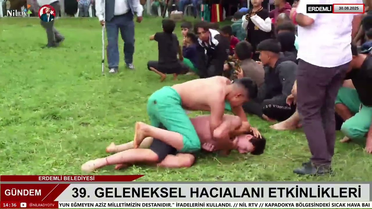 Hacıalanı Geleneksel Güreşte Şaşırtıcı Hamleler! @Nilradyotv