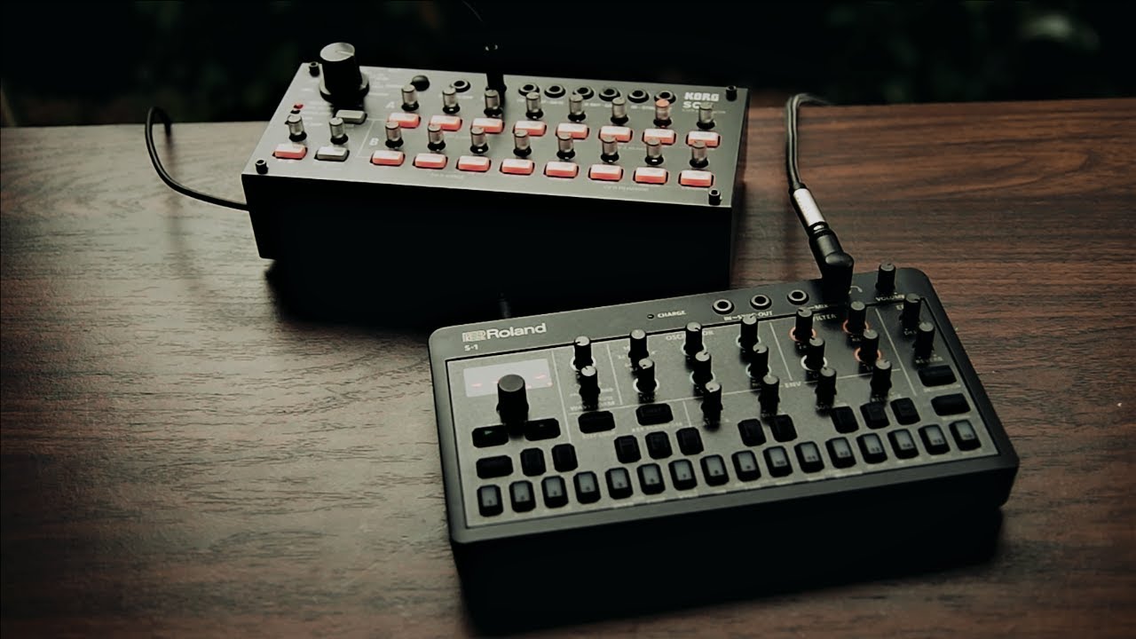 Roland S-1  &  Korg SQ-1