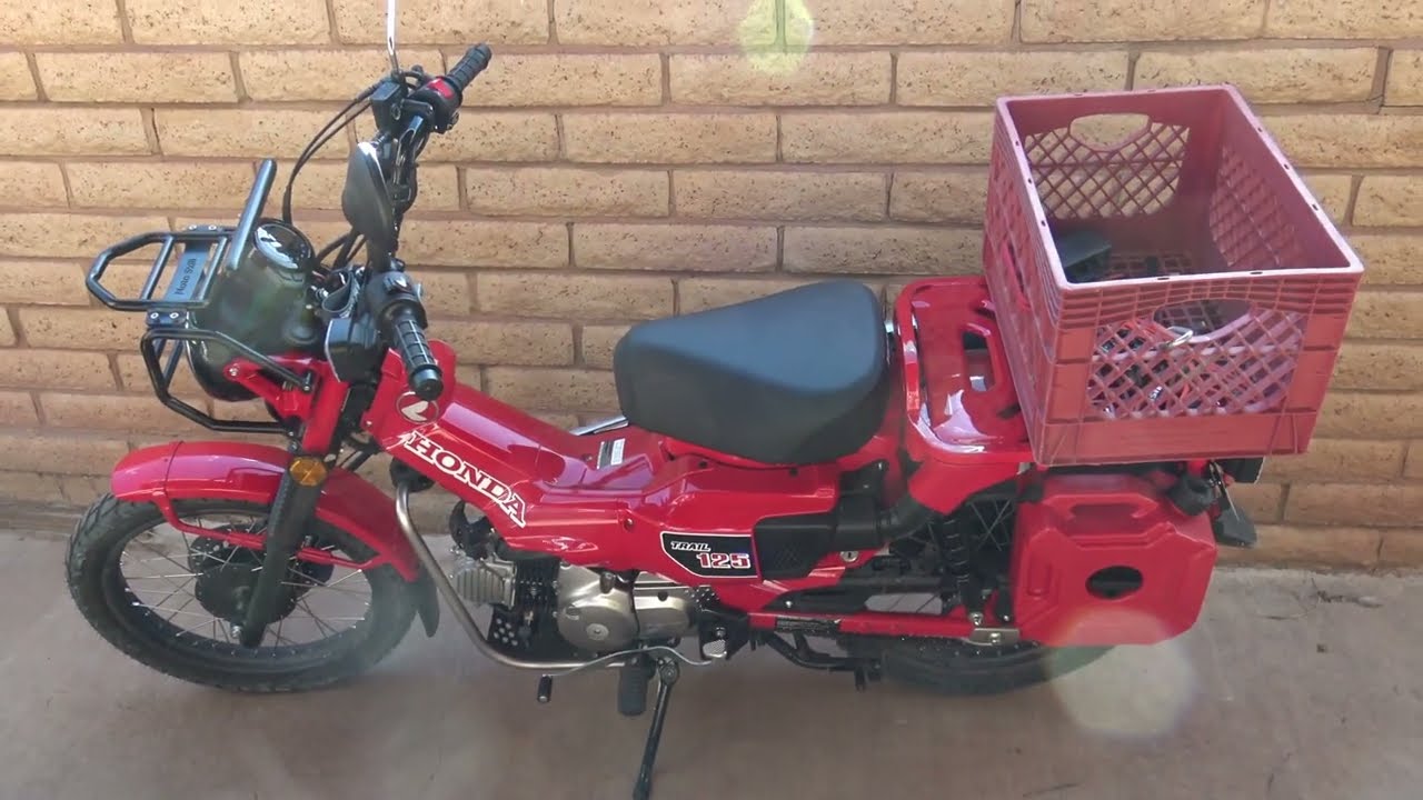 Installing A Headlight Guard Front Rack On My 2022 HONDA TRAIL CT125 - It's EASY!!