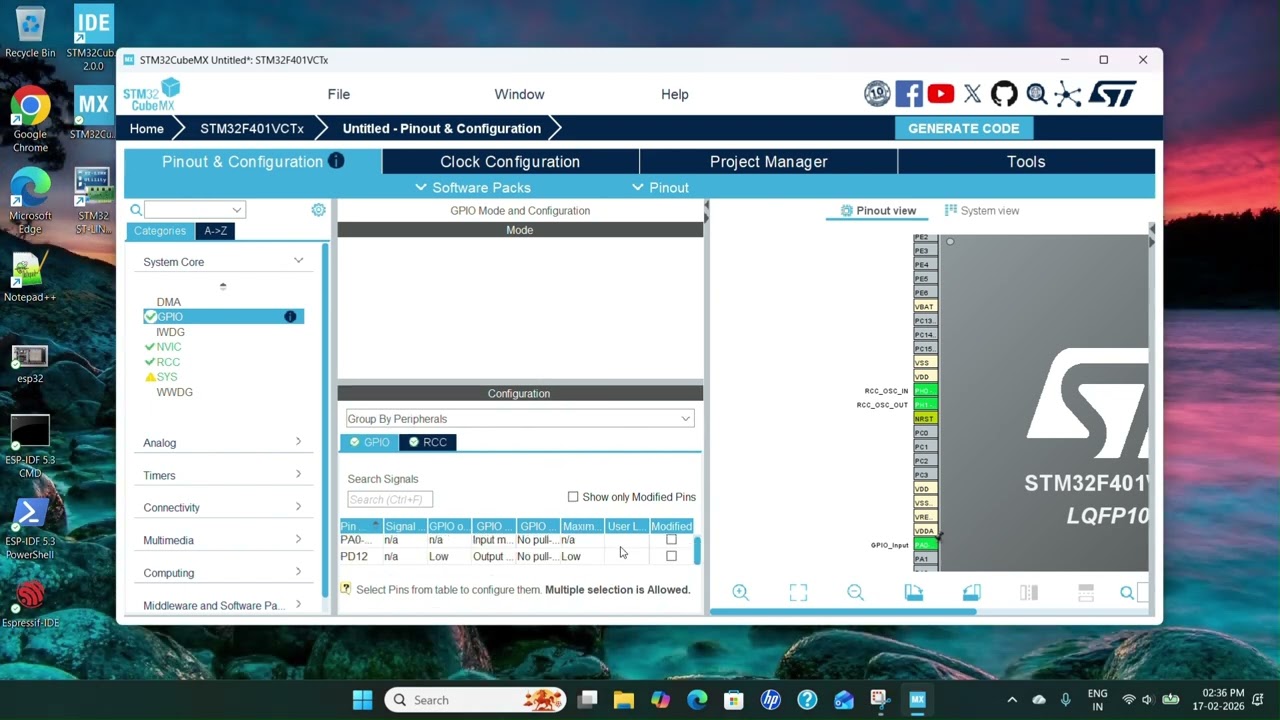 push button interfacing in polling mode