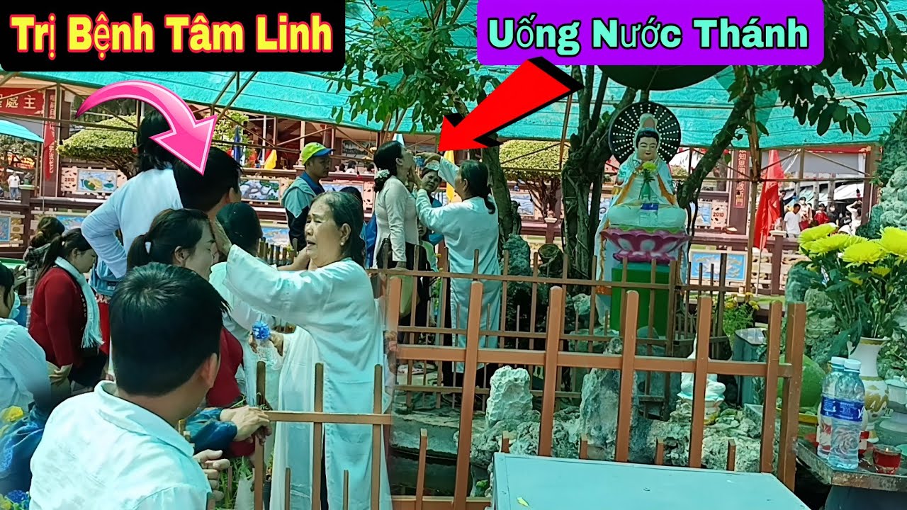 Độc Lạ Điểm Du lịch Ăn uống miễn phí.trị bệnh tâm linh.uống nước thánh ban được phước lành đầu năm!