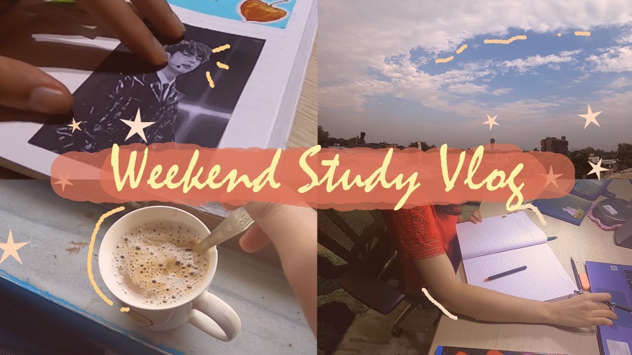 Weekend Study Vlog // Online Classes 💻📚