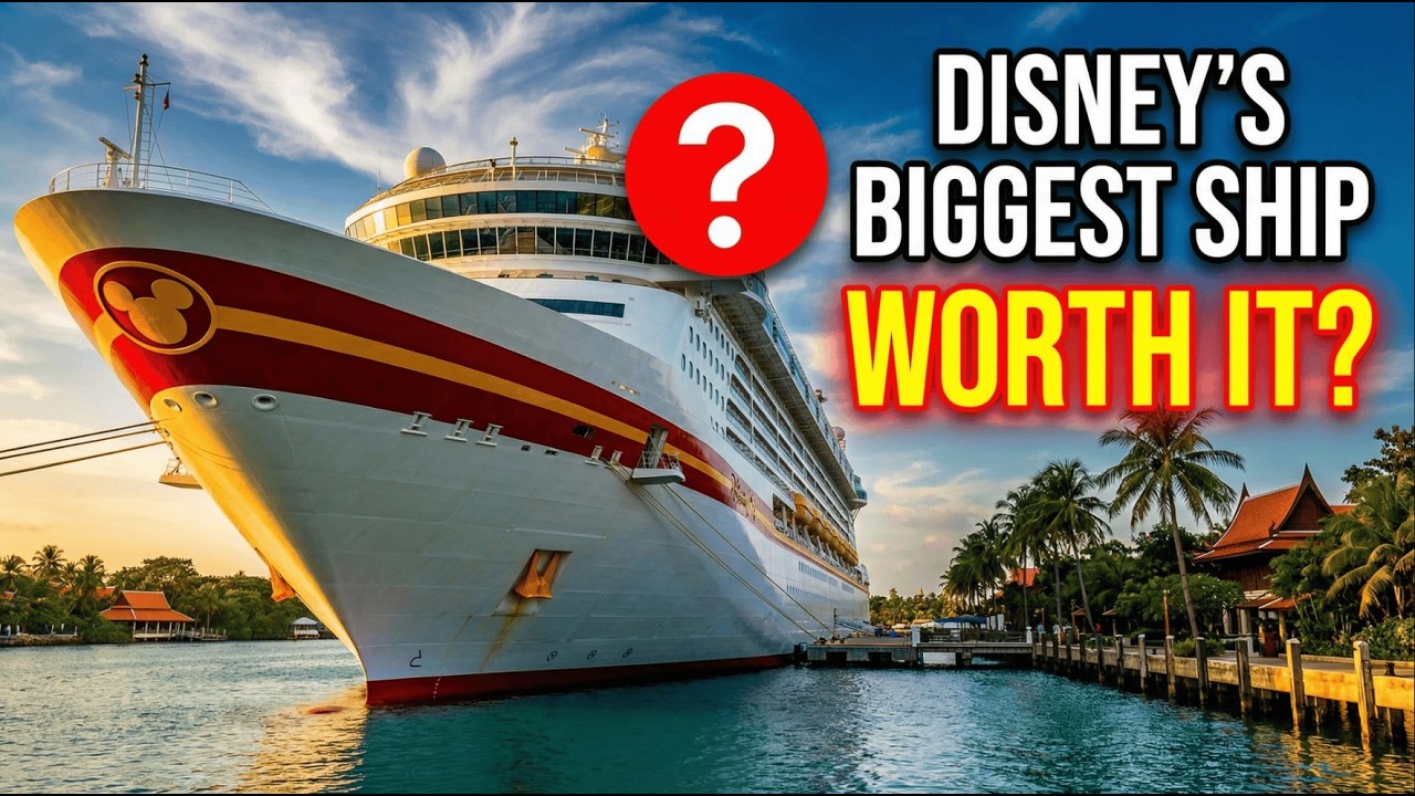 Disney's NEWEST Cruise Ship — Worth It or Total Disaster?