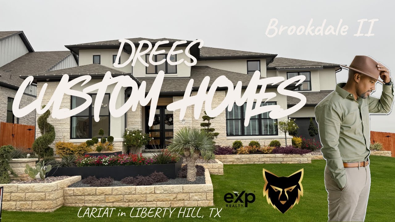 Inside the Elegant Brookdale II by Drees | Lariat 80 | Luxury Home Tour in Liberty Hill, TX