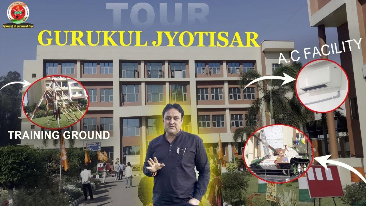 GURUKUL JYOTISAR COMPLETE (HOSTEL+SCHOOL+MESS+GROUND VIEW) #bajrangeducationaldefenceacademy