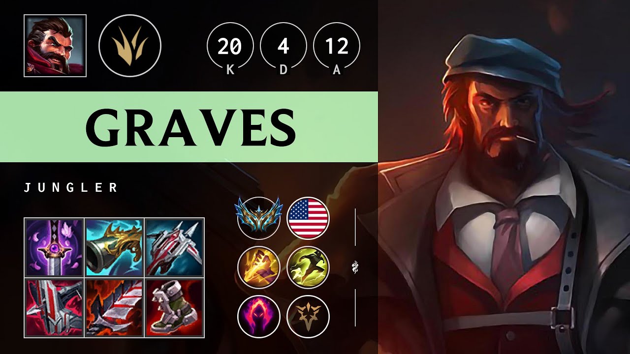 Graves Jungle vs Diana - NA Challenger Patch 25.15