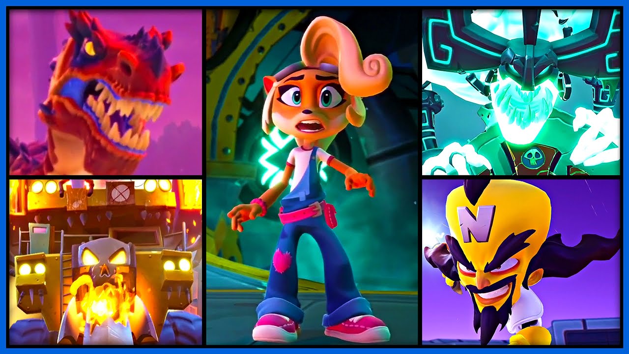 Crash Bandicoot 4: It's About Time - All (Coco Bandicoot) Chase Levels 4K