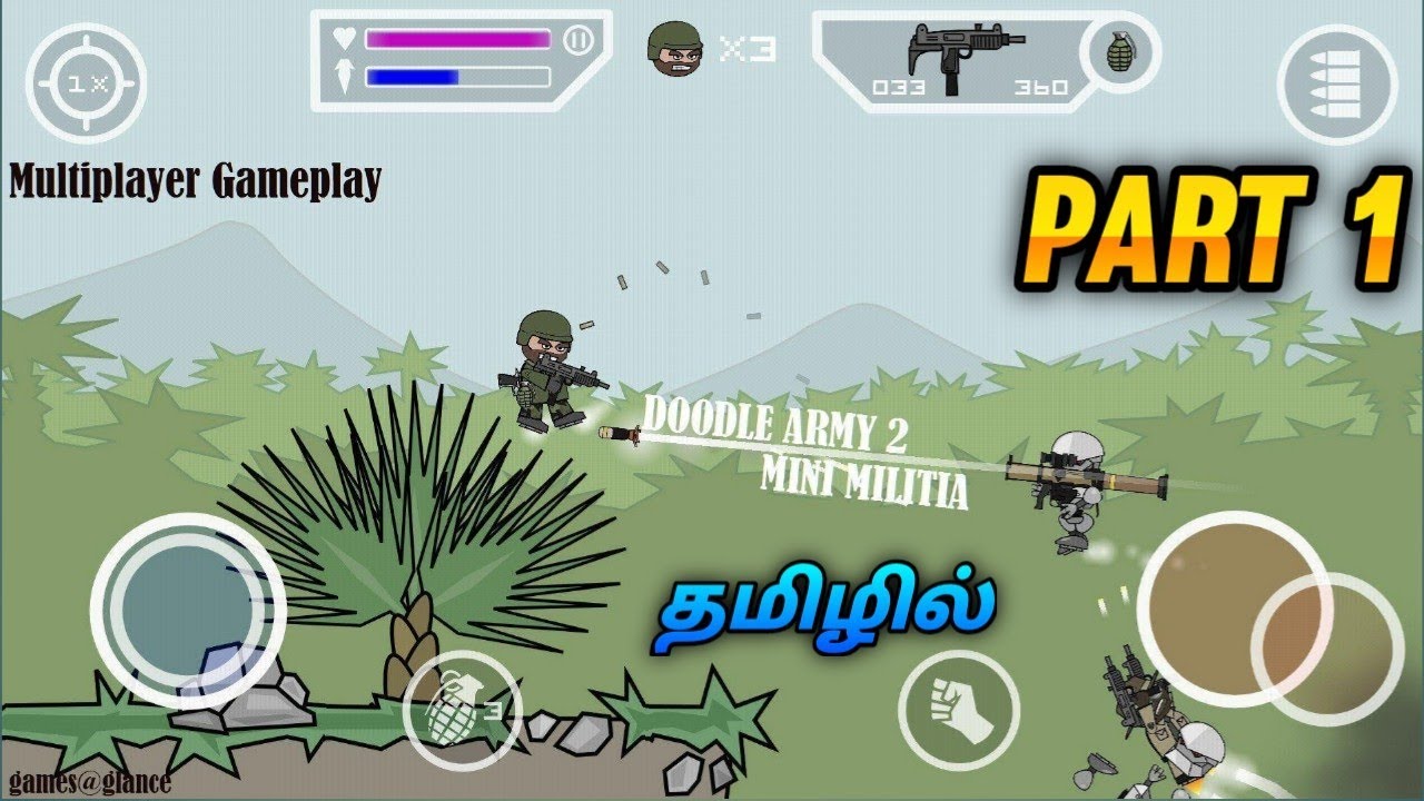 Mini Militia Funny Gameplay ! | Mini Militia Full Gameplay ! | Part 1 | Tamil | George Gaming |