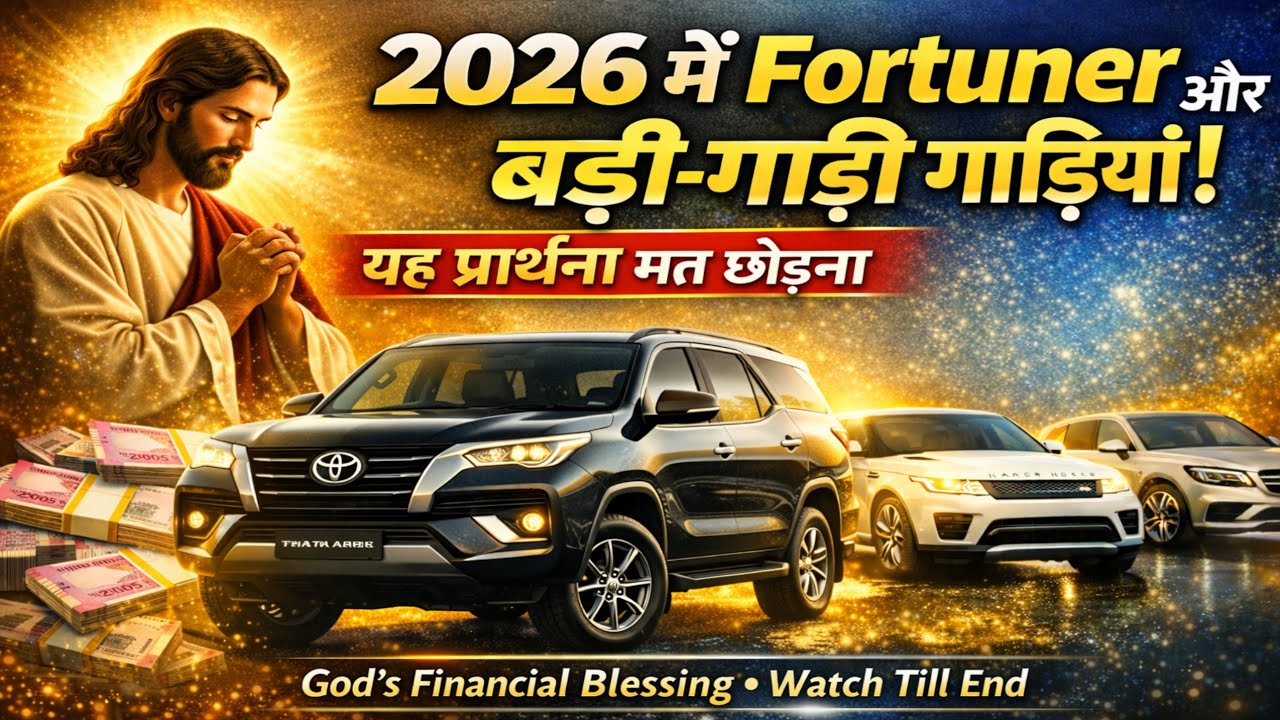 2026 में Fortuner और बड़ी-बड़ी गाड़ियाँ | यीशु मसीह की धन और समृद्धि की प्रार्थना 🙏