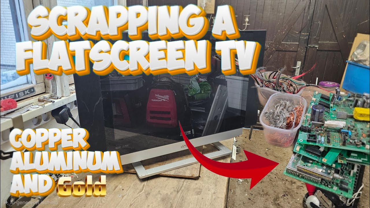 Scrapping a Flatscreen TV - Easy scrap - Good Money