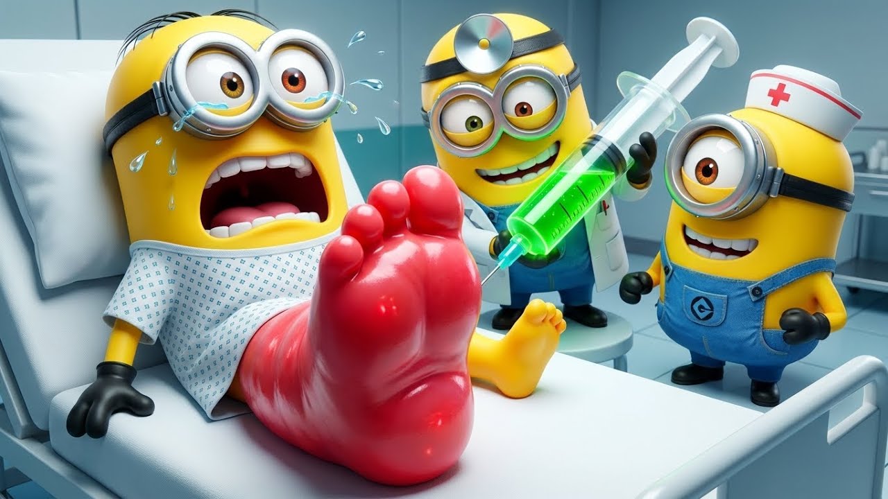 My Foot Is HUGE! 😱 Doctor Bundo’s Silly Checkup | Funny Minions Animation