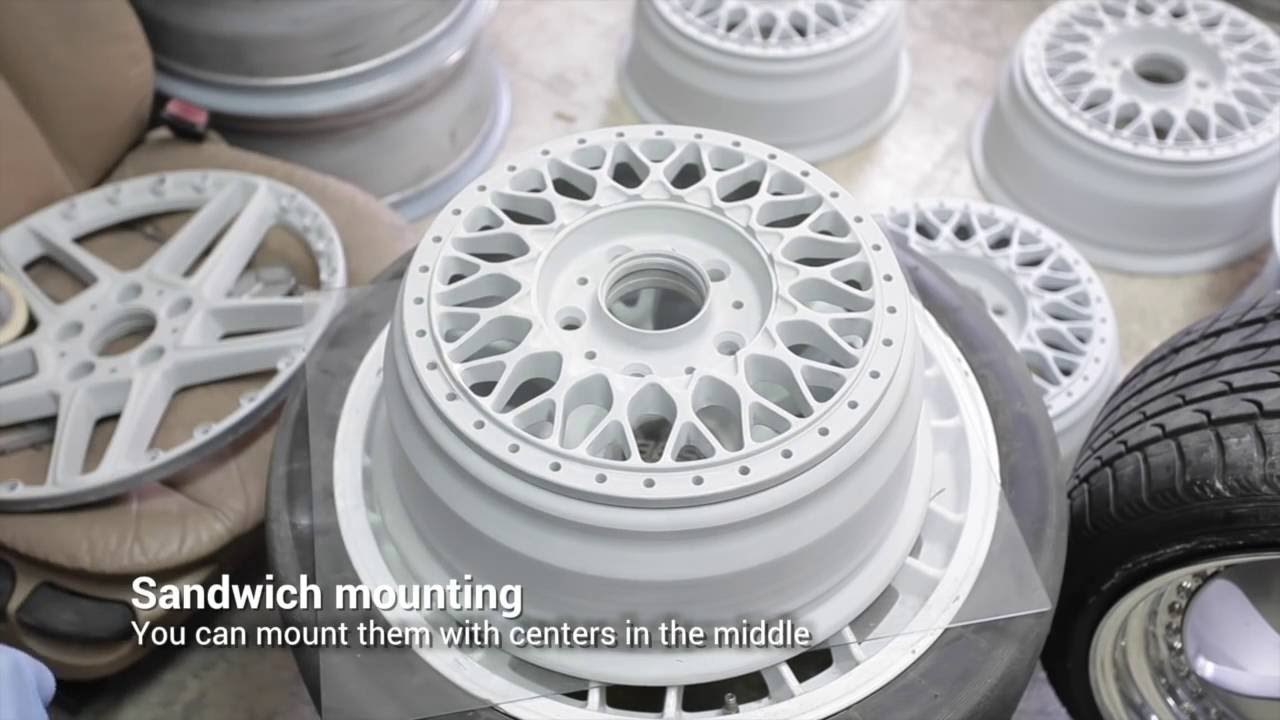 Refurbishing BBS RS Wheels - 3 ways you can mount them