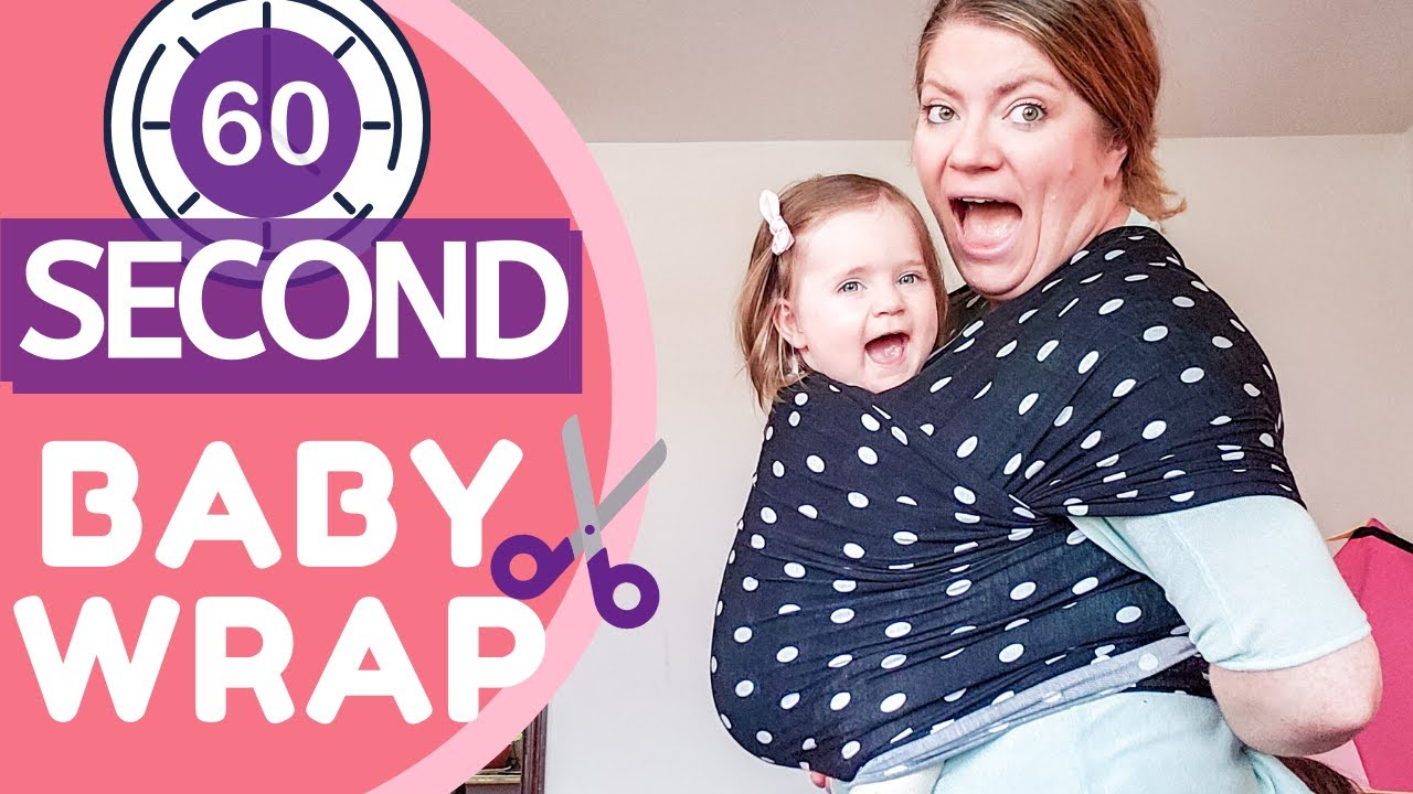 60 SECOND BABY WRAP NO SEW