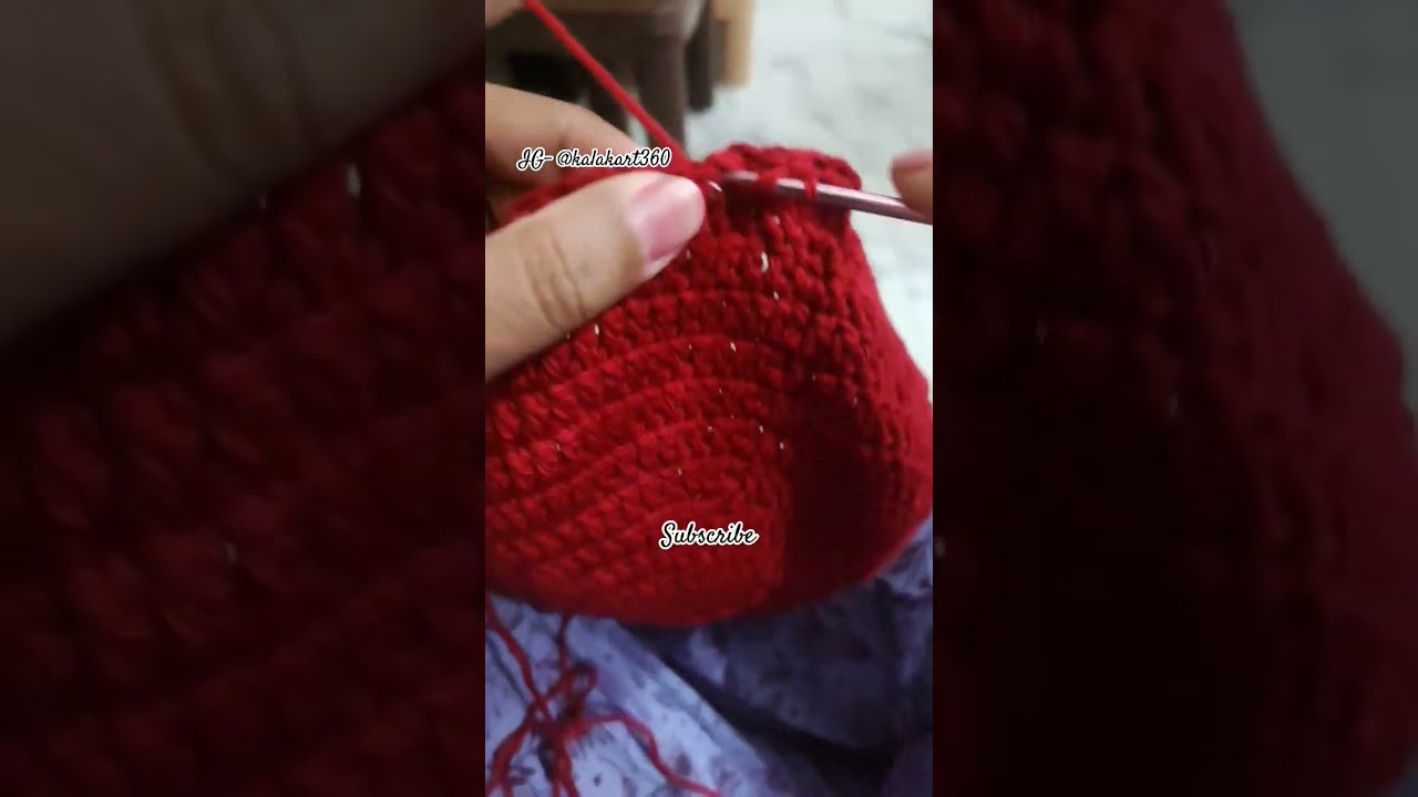 Crochet Tomato Pouch