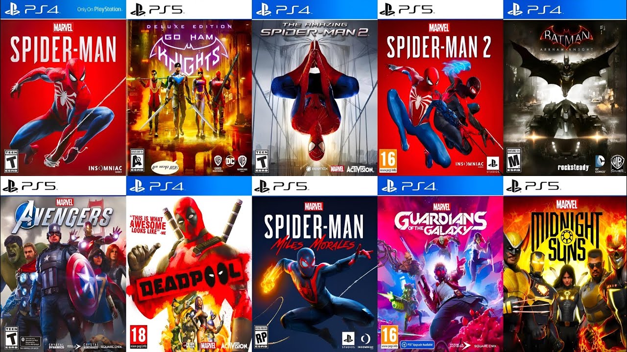 Топ-25 лучших игр о супергероях для PS4 и PS5 || 25 потрясающих игр о супергероях для PS4 и PS5