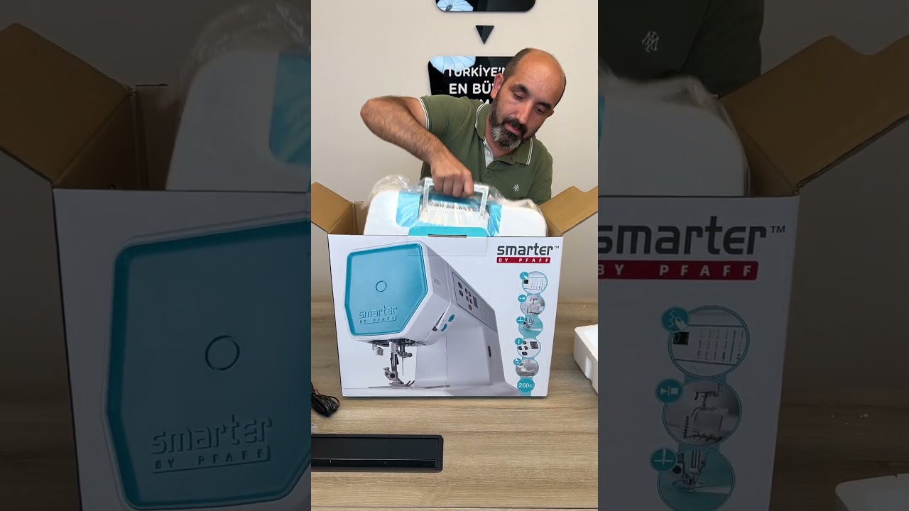 Pfaff Smarter 260c Kutu Açılış Videosu