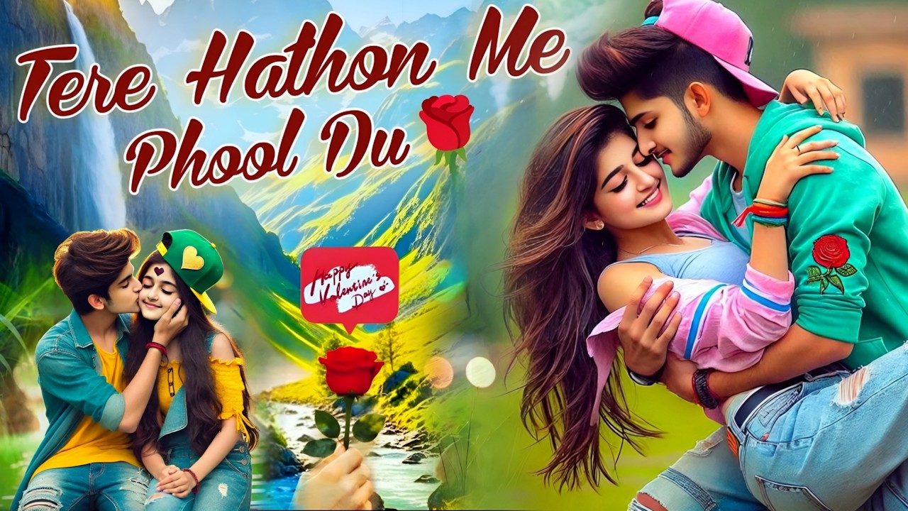 Tere Hathon Me Phool Dun 🌹 | Valentine’s Day Special Romantic Song 2026 ❤️ | Love Melody #lovesong