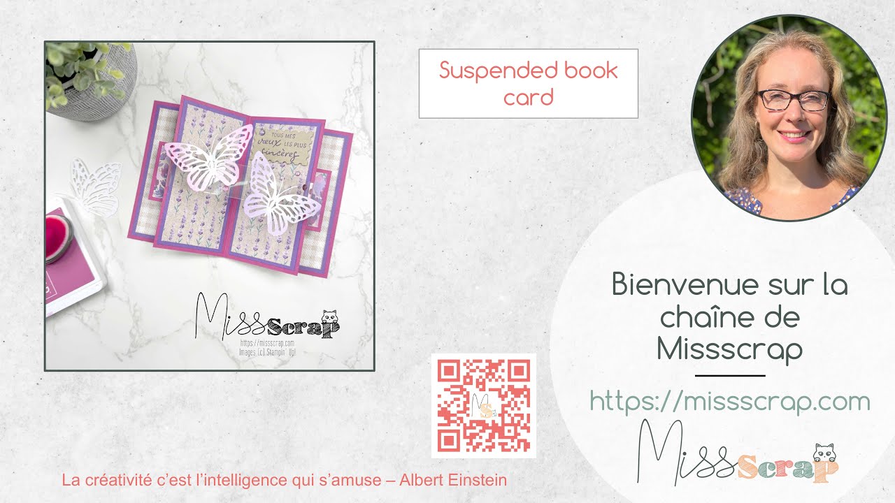 Live #209: Suspended book card / carte en suspension