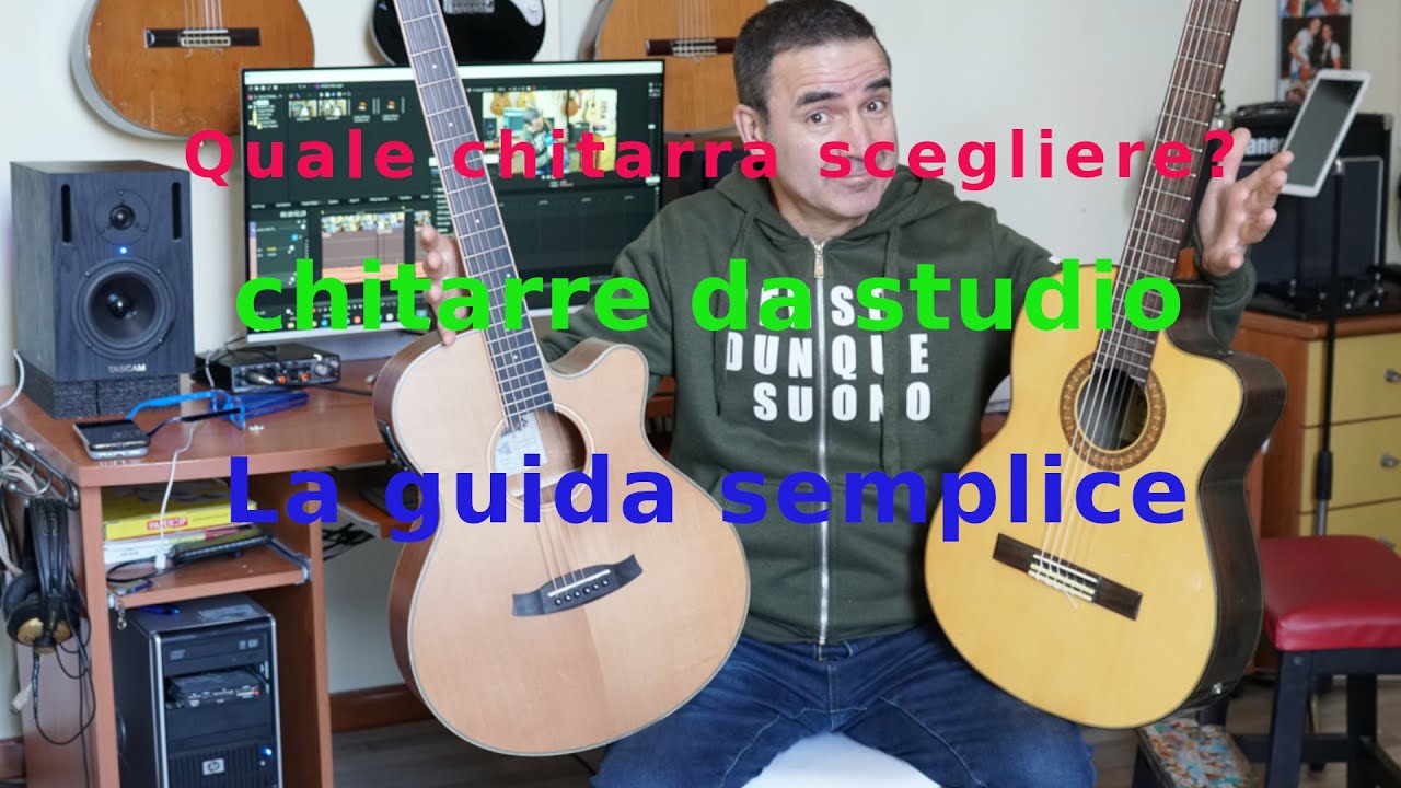Come scegliere la prima chitarra da studio