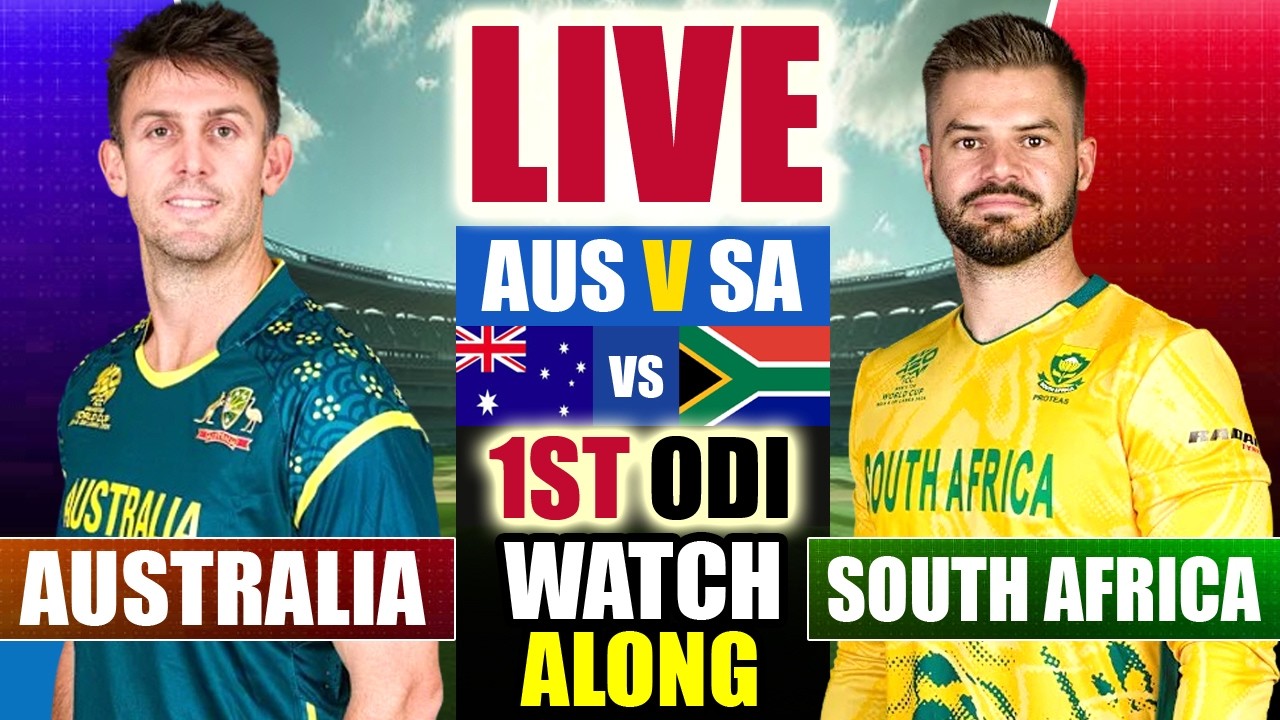 🔴LIVE: AUS vs SA, 1st ODI | Australia vs South Africa Live | 1st ODI Match Today