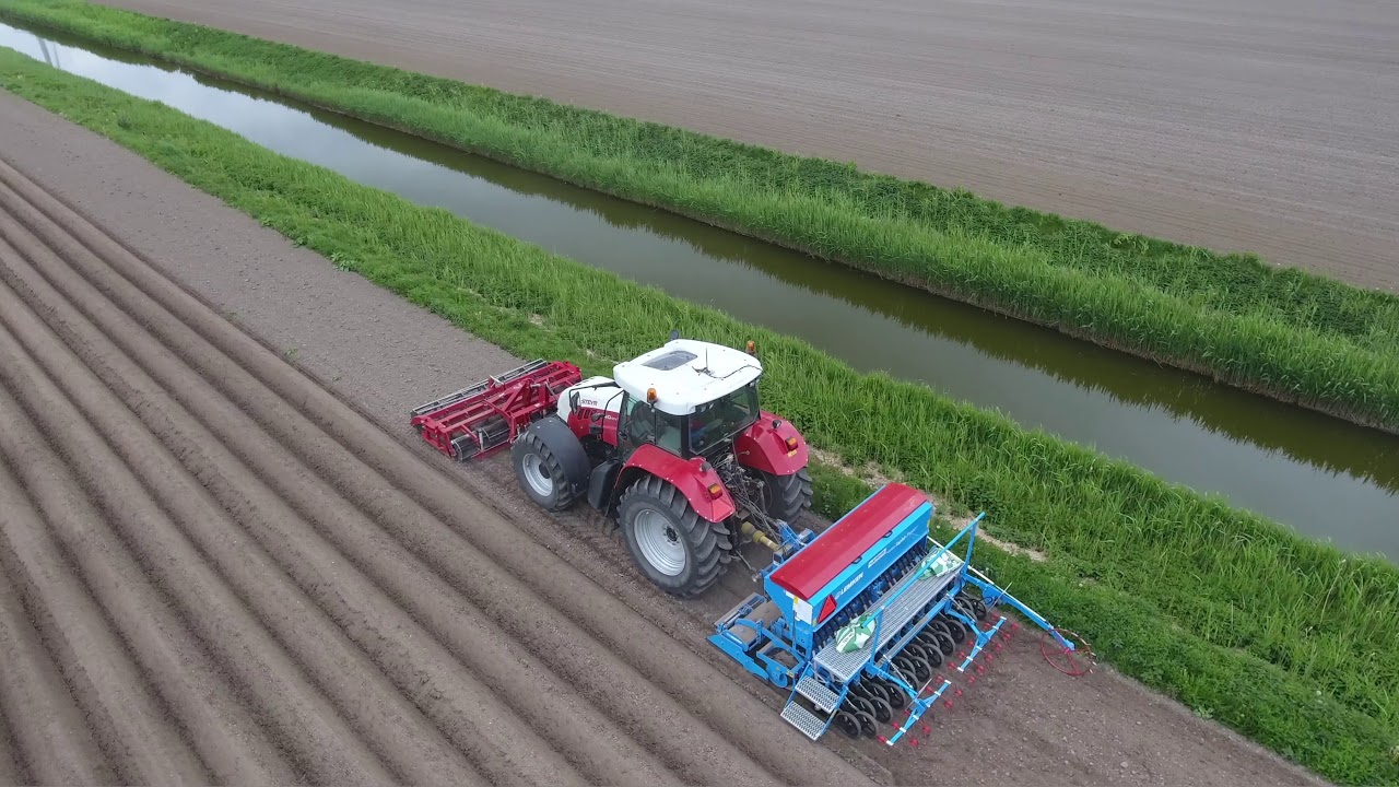 1 mei 2019; Akkerrand zaaien op Harrysfarm