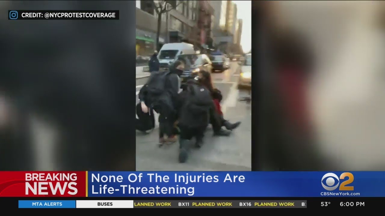 6 Pedestrians Struck By Car In Manhattan During Protest