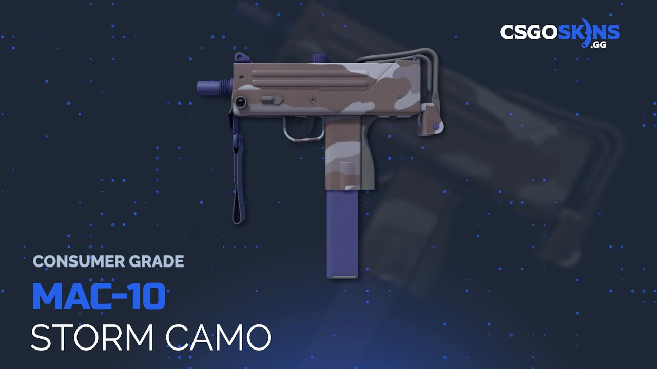 MAC-10 | Storm Camo - Gameplay Showcase