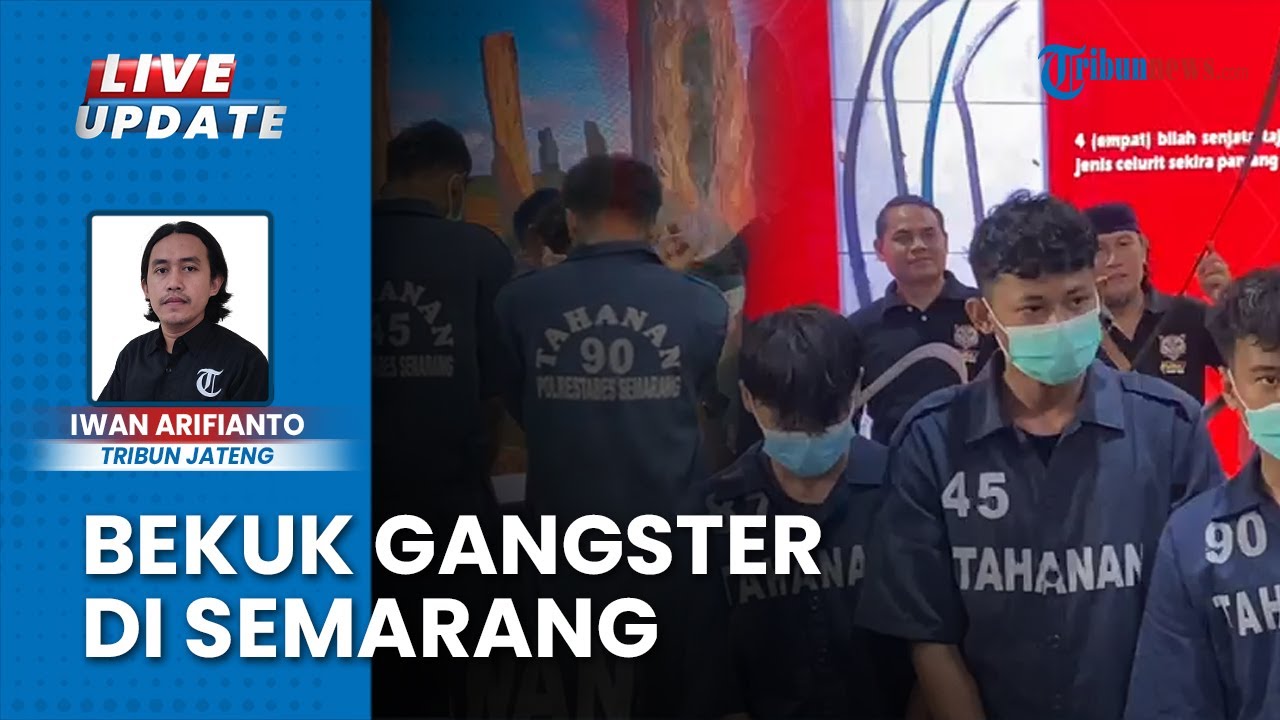 Pentolan Gangster Kokar 411 Dibekuk, Polisi Masih Buru Gangster Remaja Lainnya di Kota Semarang