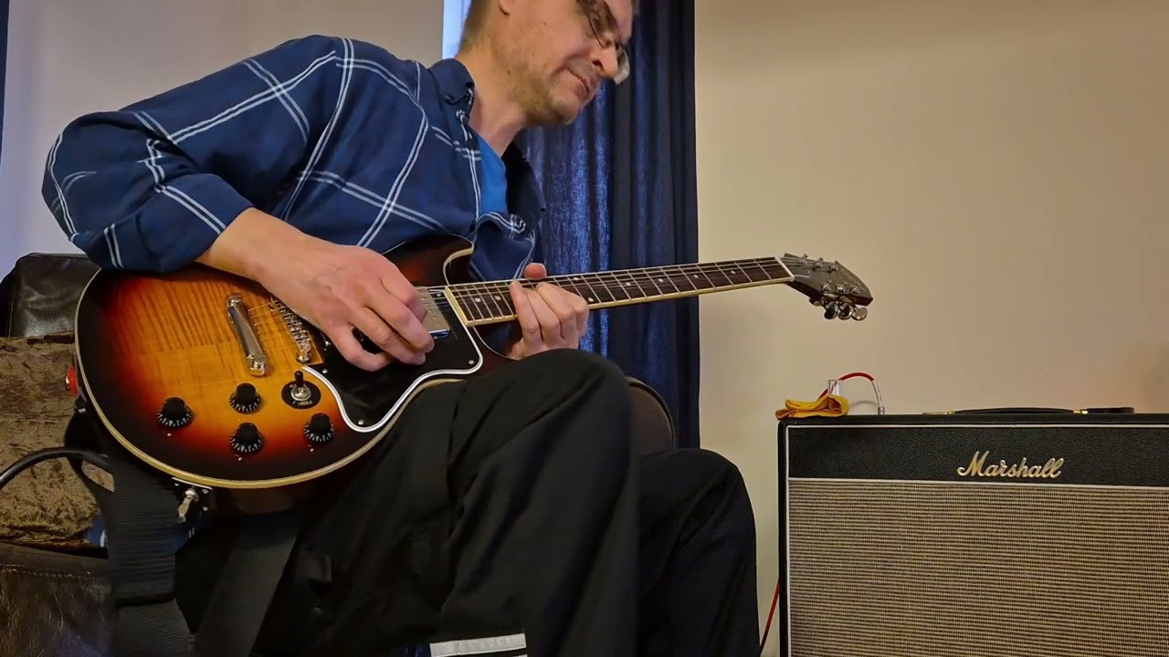 Epiphone les paul special dc figured. Marshall Bluesbreaker. New guitar. 
