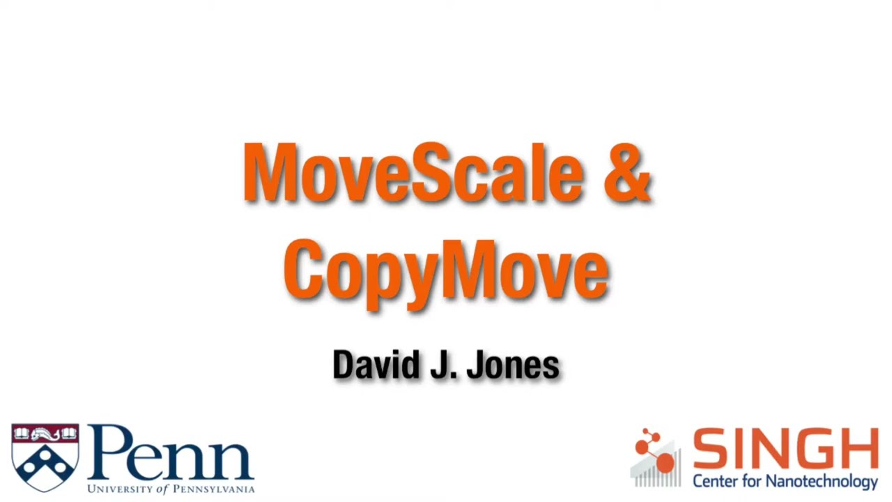 11   Move Scale & Copy Move   LayoutEditor Training