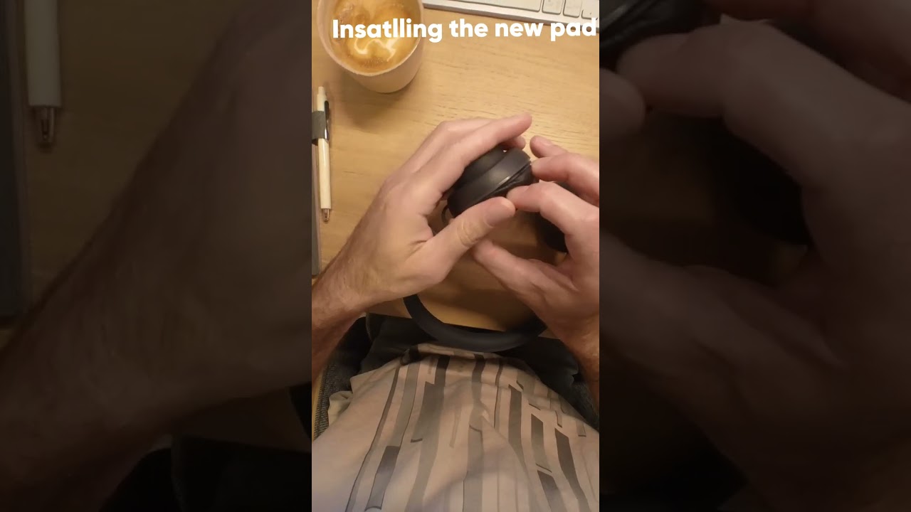 Replacing Logitech zone wireless earpads in 2 minutes