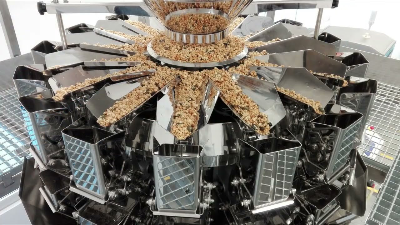 Naważarka, waga wielogłowicowa Intelimato 5.5g, model: ITM-A16-2-2 + Pakowaczka obrotowa MPS